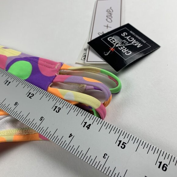 Salt + Cove Dazy Daisy Strappy-Side Bikini Bottoms Women's Medium Multi Floral - Picture 4 of 6